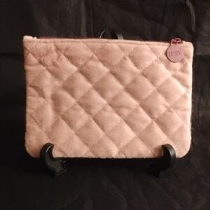 Ipsy Velvet Quilted Blush Pink Pouch